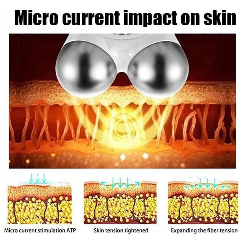 Mini Microcurrent Face Lift Device Roller,Lift the Face and Tighten the Skin, Wrinkle Remover Toning Skin Care & Tools(Facial)