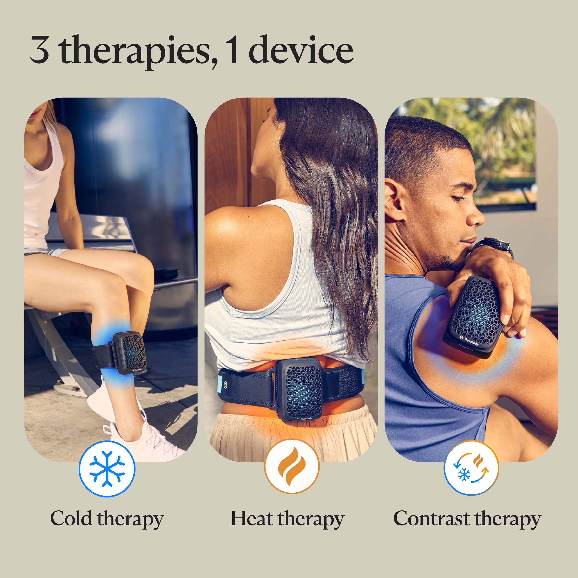 Recoverytherm Cube Cordless Heat & Cold Therapy for Pain Relief and Muscle Recovery