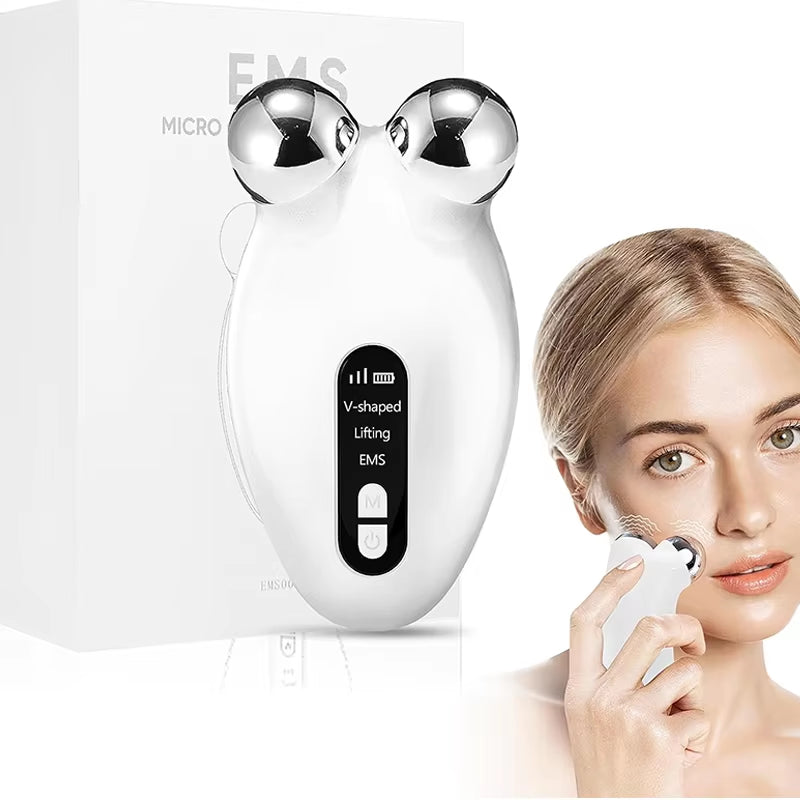 Mini Microcurrent Face Lift Device Roller,Lift the Face and Tighten the Skin, Wrinkle Remover Toning Skin Care & Tools(Facial)