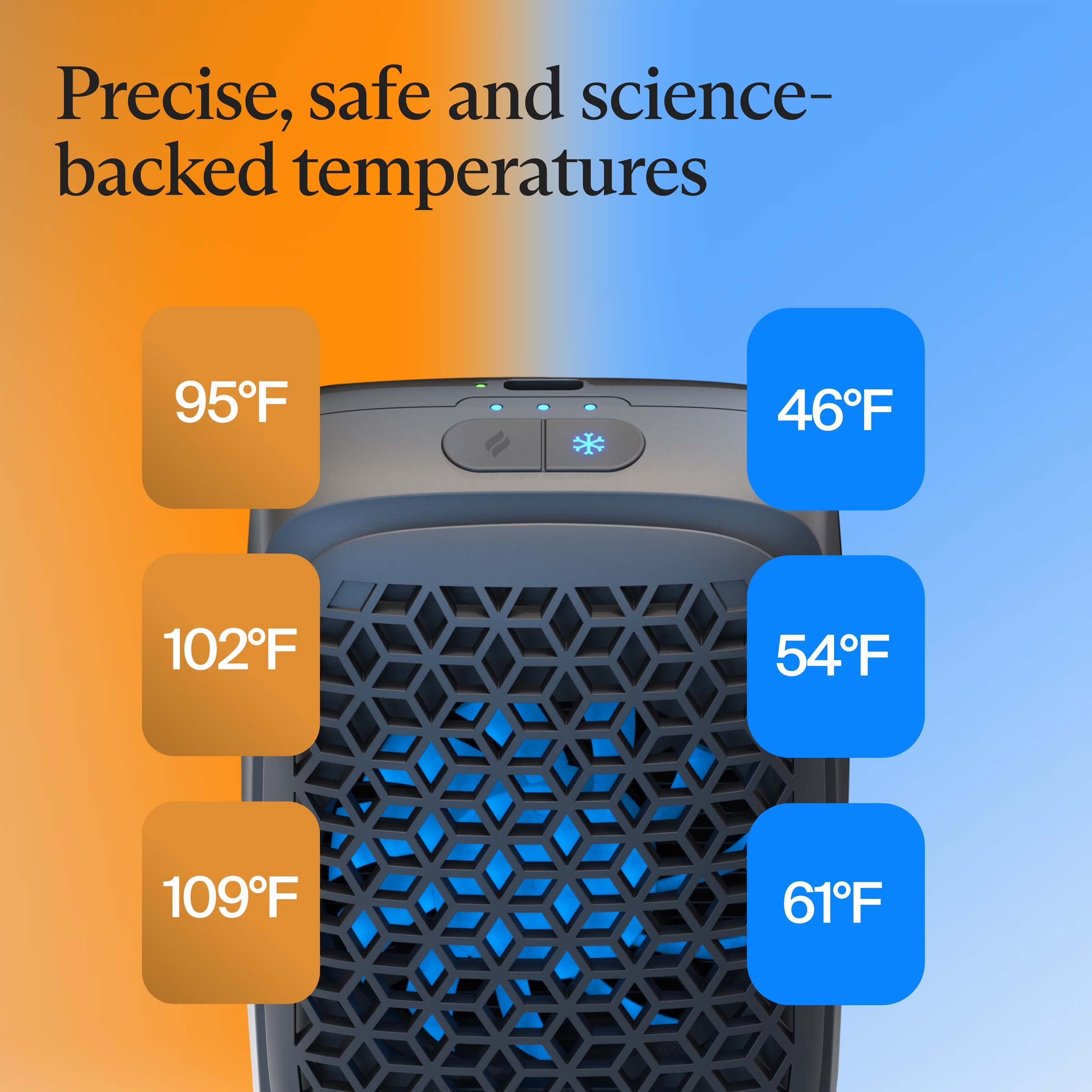 Recoverytherm Cube Cordless Heat & Cold Therapy for Pain Relief and Muscle Recovery