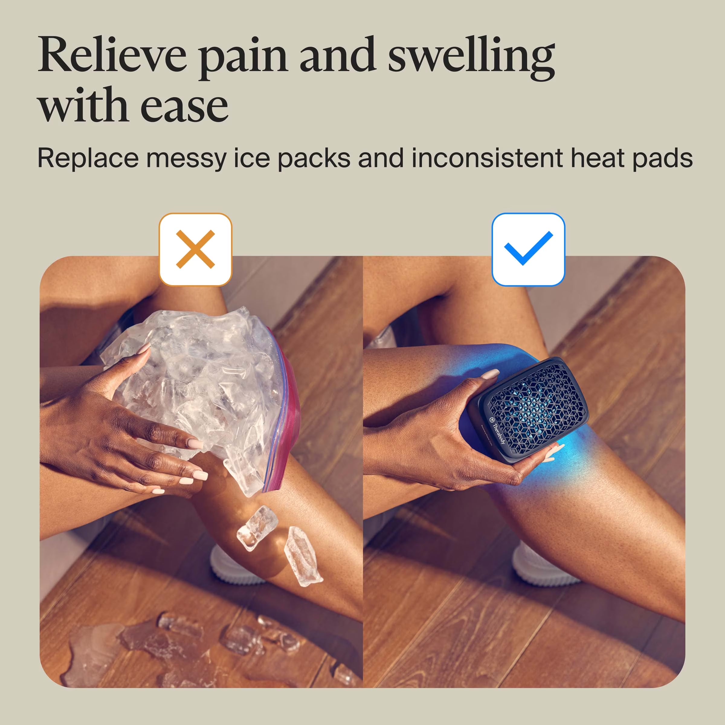 Recoverytherm Cube Cordless Heat & Cold Therapy for Pain Relief and Muscle Recovery
