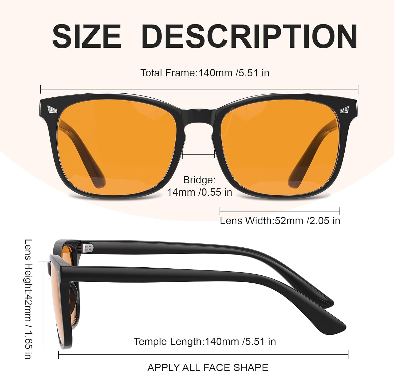 Blue Light Glasses for Woman/Men Computer Blue Light Glasses