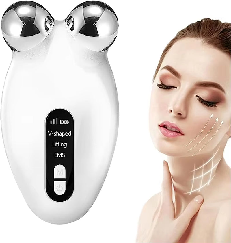 Mini Microcurrent Face Lift Device Roller,Lift the Face and Tighten the Skin, Wrinkle Remover Toning Skin Care & Tools(Facial)